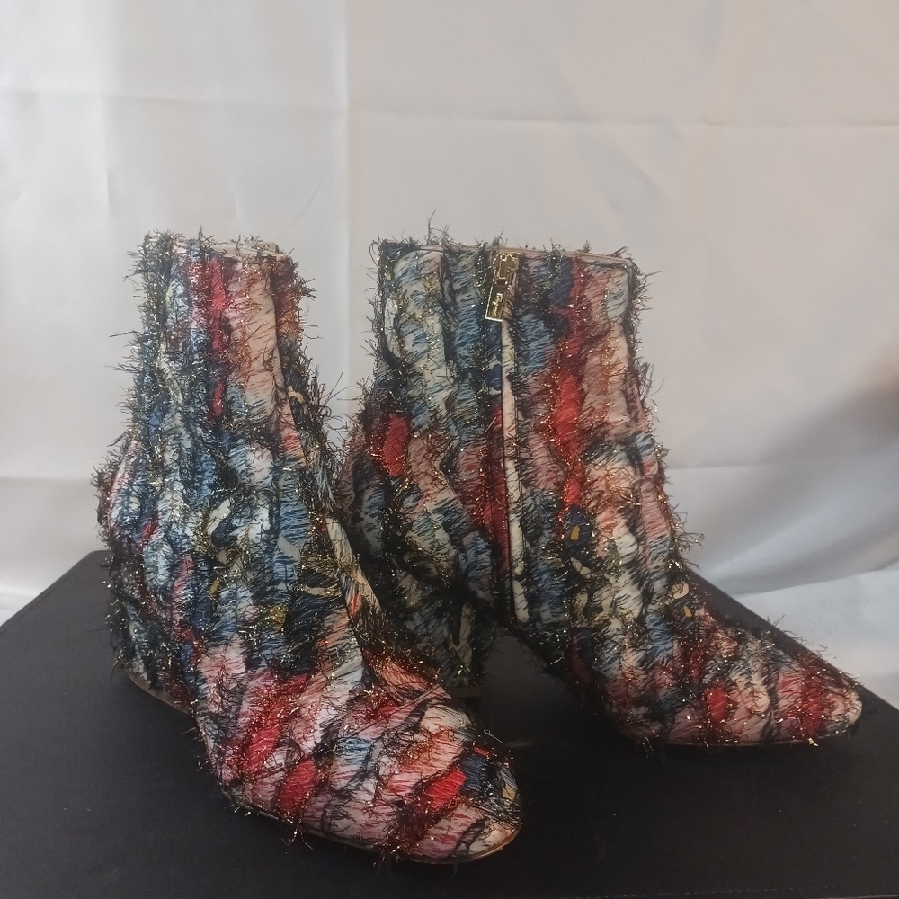 Salvatore Ferragamo Pisa Fringed Tinsel Multicolo… - image 2